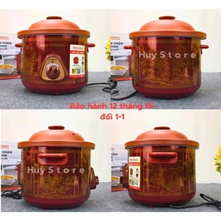 Nồi Hầm Chậm.Kho Cá Đạt Tường Đất Nung,Gốm Sứ Dung Tích 1.5L,2.5L,3.5L,4.5L.nồi nấu chảo đa năng .bảo hành 12 tháng.