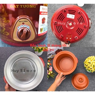 Nồi Hầm Chậm.Kho Cá Đạt Tường Đất Nung,Gốm Sứ Dung Tích 1.5L,2.5L,3.5L,4.5L.nồi nấu chảo đa năng .bảo hành 12 tháng.