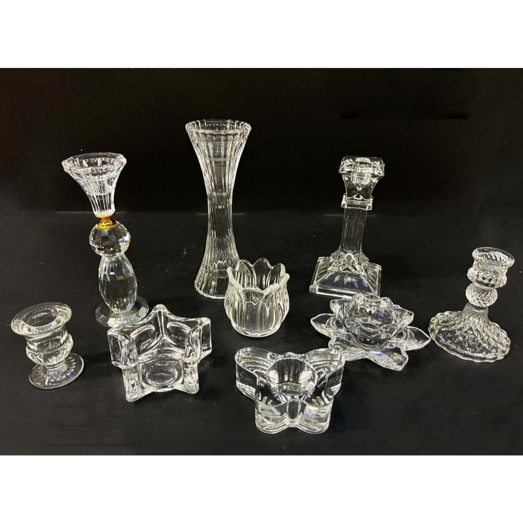 Chân Cắm Nến Pha Lê Đơn Nhiều Mẫu Mã Sang Trọng Trang Trí Bàn Tiệc, Bàn Gallery Nhà Hàng Khách Sạn