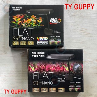 [Neo Helios VIET NAM] Đèn hồ Cá cảnh thủy sinh Neo Helios Flat Nano S3 PRO & S3 PLUS- 13W - Đỏ cá không đỏ nước