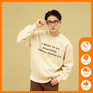  Áo nỉ sweater nam Độc menswear form rộng bo cổ tay trẻ trung năng động - AT330 