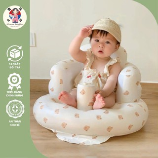 Ghế Hơi Tập Ngồi Bar Rot Cho Bé Phong Cách Hàn Quốc Ghế Tập Ăn Dặm Bơm Hơi Tự Động Chống Ngã