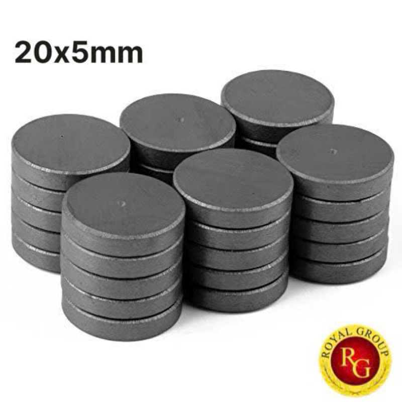Nam châm Ferrite 20x5mm