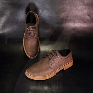 Giày BROWN OSTRICH dáng classic kinh điển phối đồ Jean - Bụi DG121
