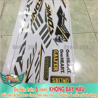 Tem rời sonic Trắng Đen