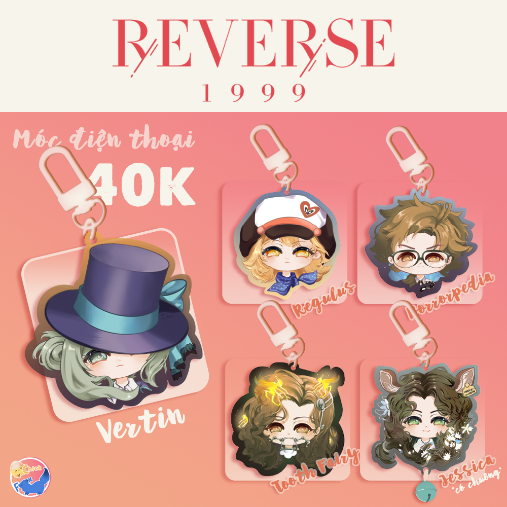 Móc điện thoại, móc điện Reverse:1999 (7+ mẫu)