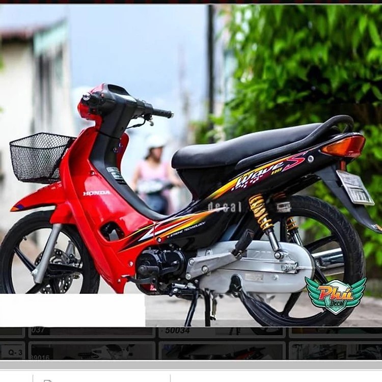 Tem rời Wave S nhỏ đỏ đen B