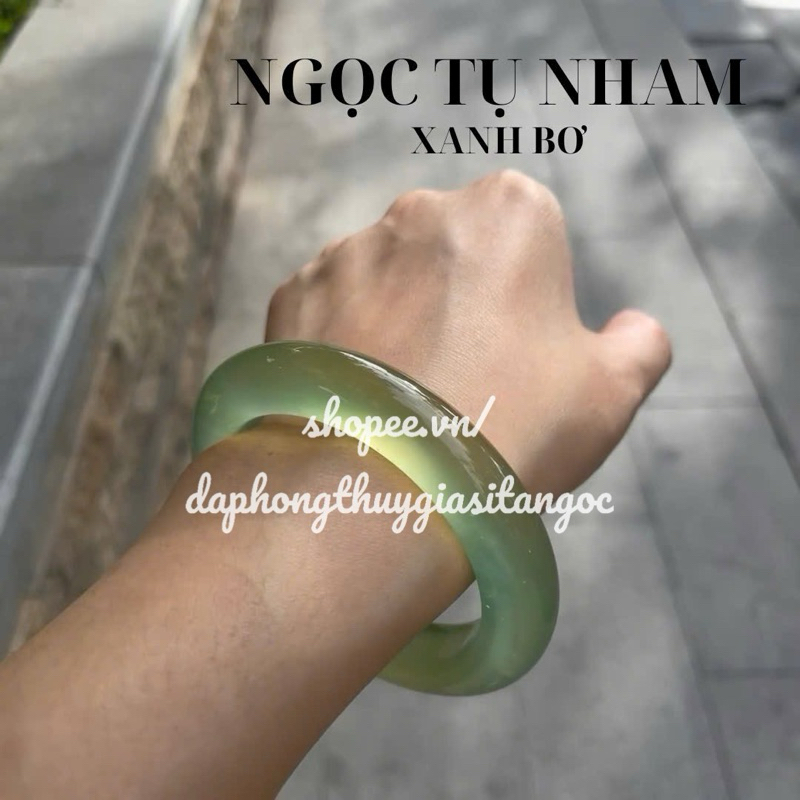 Vòng tay bản hẹ tụ nham sdep vip chất trong khởi quang size 49-57mm