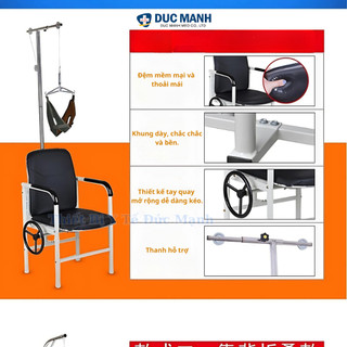 Ghế kéo giãn cột sống cổ, ghế kéo giãn hỗ trợ thoái hóa đốt sống cổ