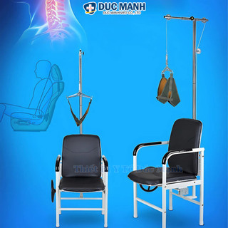 Ghế kéo giãn cột sống cổ, ghế kéo giãn hỗ trợ thoái hóa đốt sống cổ