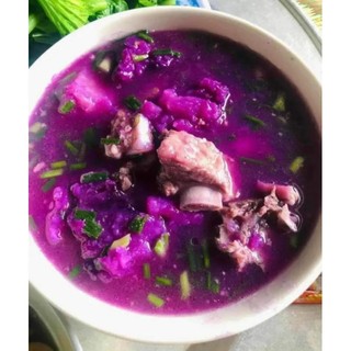 KHOAI MỠ tím đậm ú nu mới nhổ