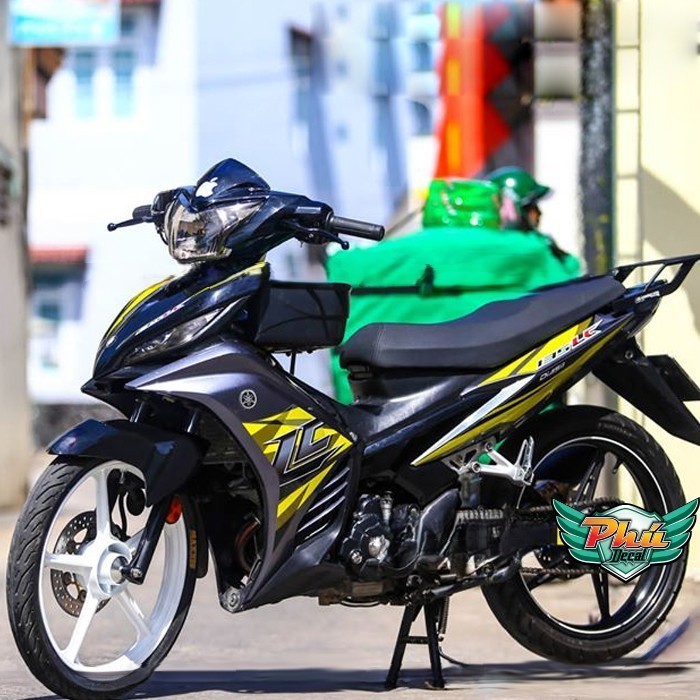 Tem rời EX 135 đời 2011 đến 2014 LC xám đen tem cao cấp