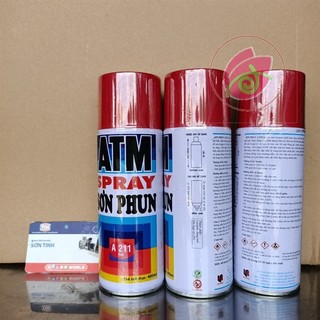 SƠN XỊT MÀU ĐỎ RED A211 (ATM hoặc WIN) hoặc RED FOX