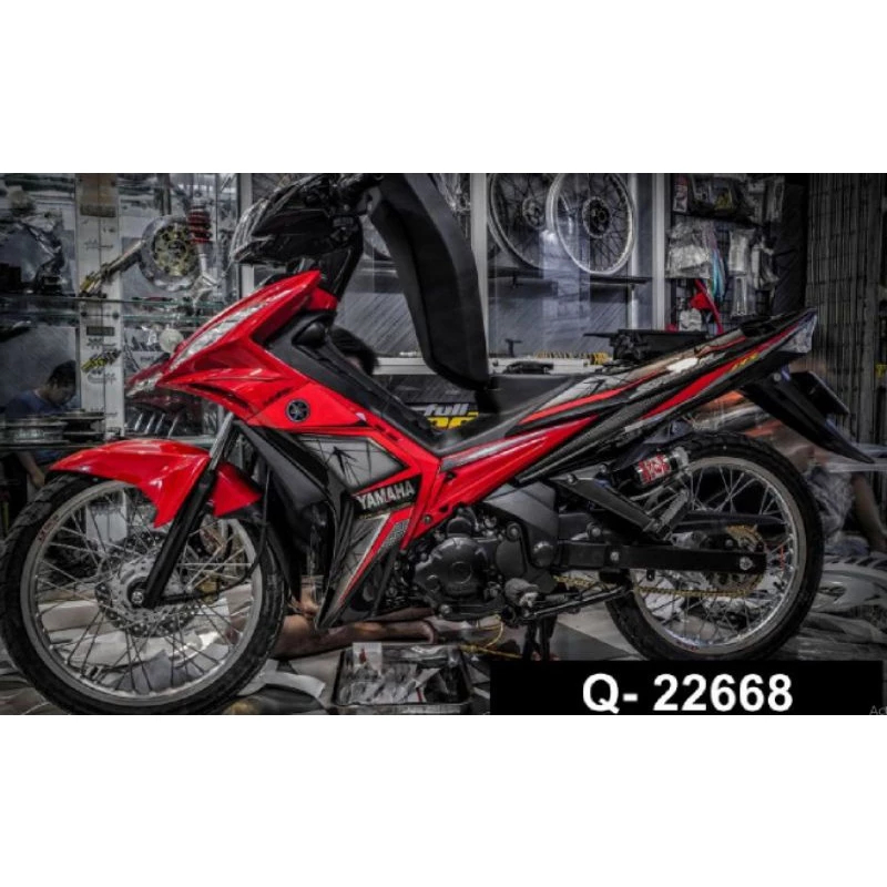 Tem rời Exciter 135 2006-2010 đỏ đen xám-1