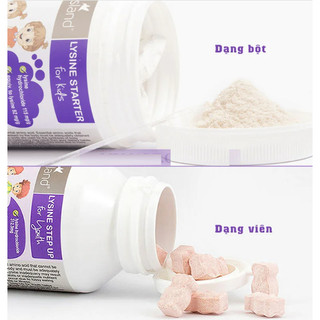 Bột Tăng Chiều Cao Lysine Úc 150g, Hộp 60 viên Ly-sine tăng chiều cao cho bé