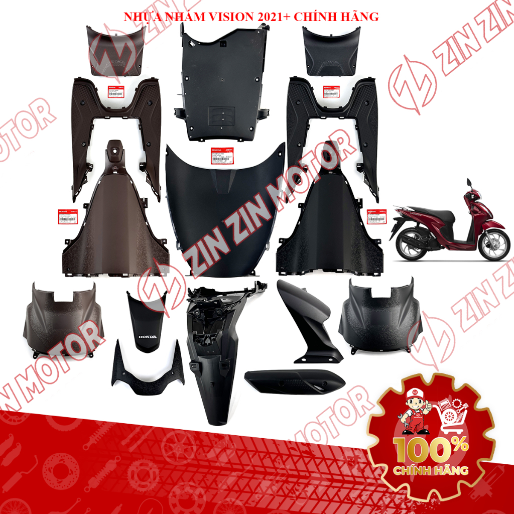 Bộ Dàn Áo Nhựa Nhám Vision 2021 2022 2023 2024 2025 Chính Hãng -ZZM