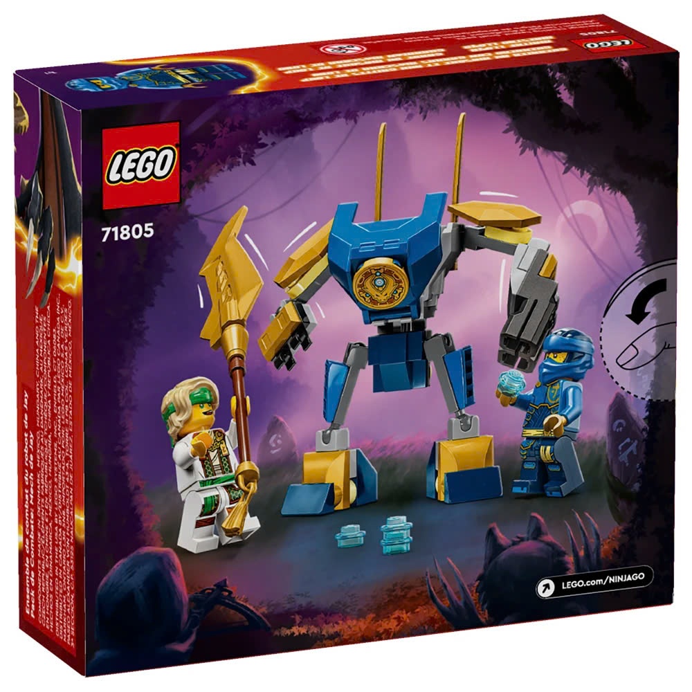 Đồ Chơi Lắp Ráp Chiến Giáp Của Jay - Jay's Mech Battle Pack - Lego Ninjago 71805 (78 Mảnh Ghép)