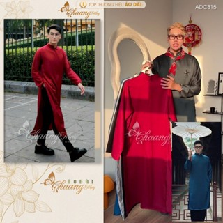  Áo dài cách tân Nam truyền thống Chaang may sẵn ADC815 áo dài dáng xuông chụp hình dự tiệc cưới lễ tếp đẹp 