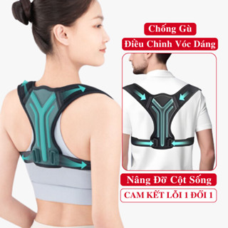 Đai Chống Gù Lưng Nâng Đỡ Cột Sống Cao Cấp Vicenzo, Đai Lưng Cột Sống Bảo Hành 1 đổi 1