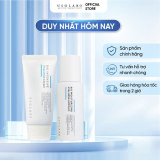 Bộ cấp ẩm, căng bóng da USOLAB - Serum Hyaluron Ampoule 50ml + Kem dưỡng Hyaluron Cream 50m ||