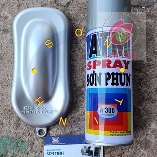 SƠN XỊT MÀU BẠC A300 BRIGHT SILVER (ATM hoặc WIN) hoặc RED FOX