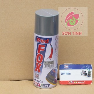 SƠN XỊT MÀU BẠC A300 BRIGHT SILVER (ATM hoặc WIN) hoặc RED FOX