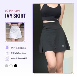 Chân váy tennis pickleball thể thao Ivy cao cấp Tennis Today U Wear