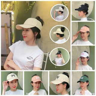 Mũ Lưỡi Trai Nửa Đầu Nơ Tennis Chất Kaki Form Unisex Nam Nữ