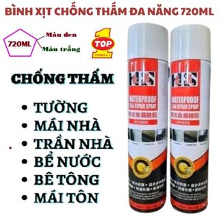 Bình xịt chống thấm Sakyse Nhật Bản 720ml chống thấm dột tường, Trần nhà, Mái tôn, Sân thượng.
