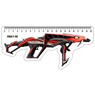  Thước kẻ Free Fire Lv7 - Mô hình Thước Kẻ FF Học Sinh - Sinh Viên 20CM in UV siêu bền nhận thiết kế riêng theo yêu cầu 