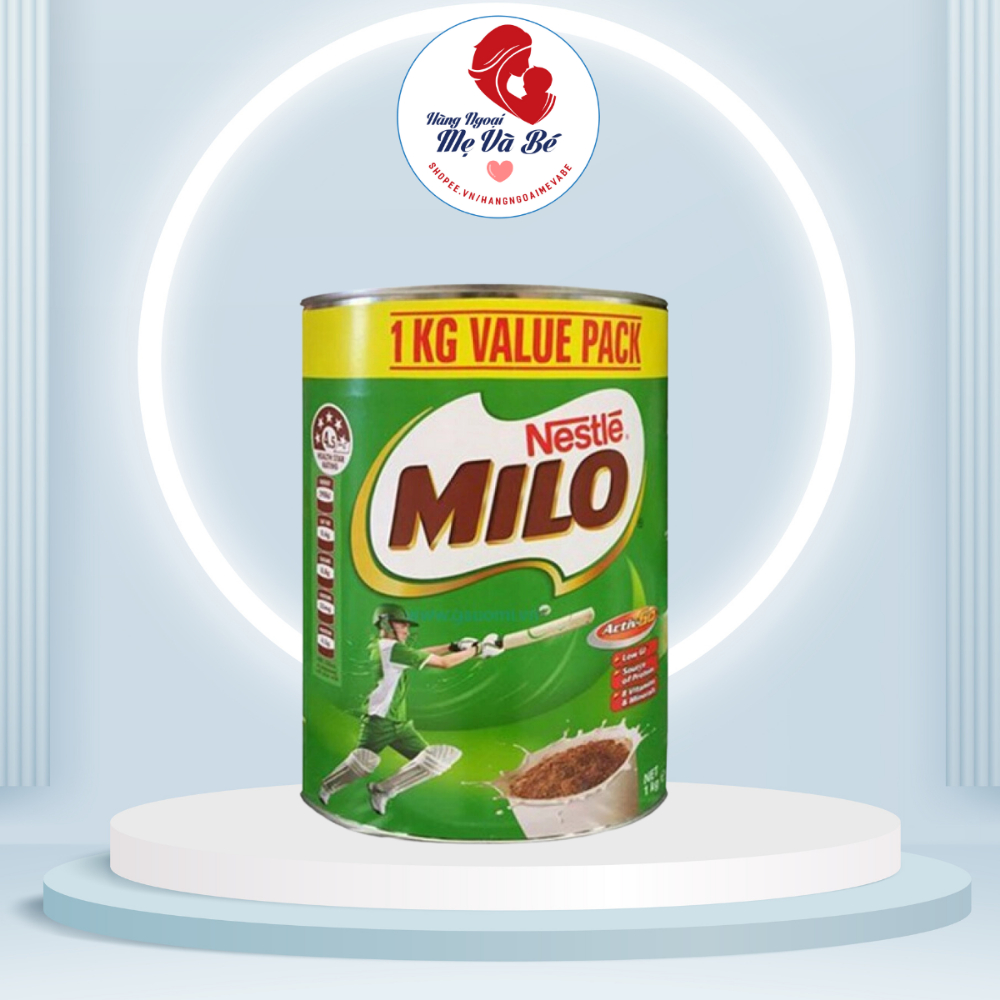 Sữa bột Milo Nestle Úc 1kg bổ sung dinh dưỡng cho trẻ từ 2 tuổi