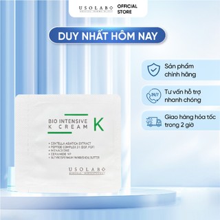 Tinh chất Kem K 1.2ml USOLAB - Làm dịu, phục hồi da nhạy cảm, mỏng yếu, giãn mao mạch