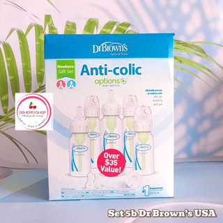 Bình sữa DR BROWN’S 120ML option PLUS [Có đổi size Ty]