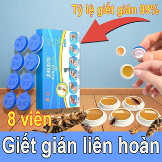  Thuốc Diệt Gián Sinh Học Tận Gốc An Toàn- Vỉ 8 Viên Thuốc Diệt Gián Sinh Học 