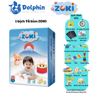 Tã bỉm Zoki Công nghệ Nhật Bản dán/quần NB80 S66 M56 M54 L52 XL50 XXL48 XXXL44 thấm hút cực nhanh, chống tràn