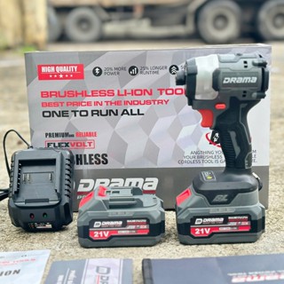 Máy Chuyên Vít Drama M-5168 Động Cơ Từ Không Chổi Than Lực Siết 250N, Bảo Hành 6 Tháng