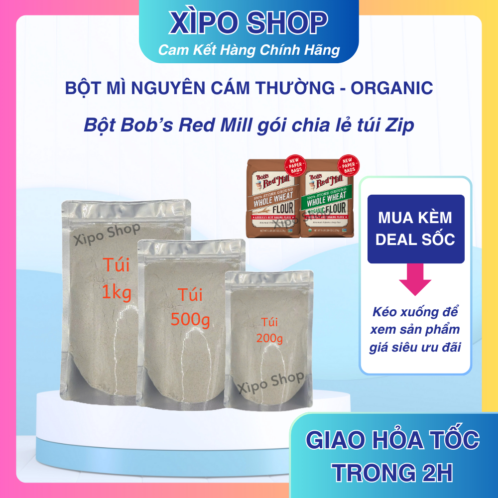Bột Mì Nguyên Cám Hữu Cơ Bob's Red Mill
