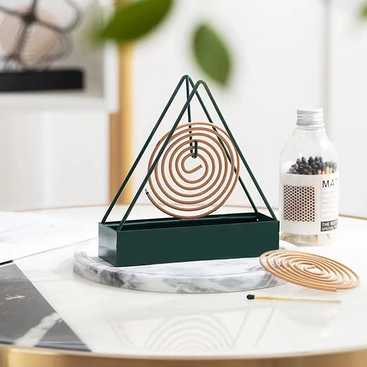 Khay Để Nhang Muỗi KIM TỰ THÁP Bằng Sắt Tiện Dụng sang trọng Cho Gia Đình