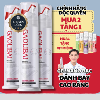 Kem đánh răng Gaolibai trắng răng lấy cao răng thơm miệng khử hôi miệng sạch mảng bám giảm vết ố