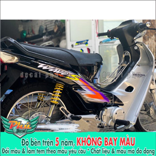 Tem Rời Wave nhỏ S bạc đen (K) -1