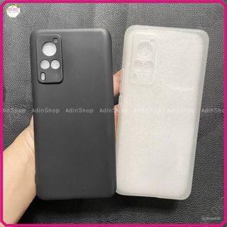 Ốp lưng Vivo X60 dẻo trong nhám chống ố, dẻo đen trơn bảo vệ cam