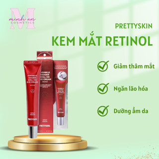 Kem mắt Prettyskin Retinol Vitamin Eye Cream 30ml giảm thâm mắt cải thiện nếp nhăn
