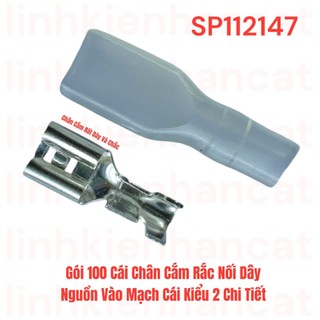 Gói 100 Cái Chân Cắm Rắc Nối Dây Nguồn Vào Mạch Cái Kiểu 2 Chi Tiết
