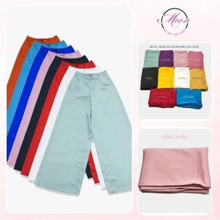 Quần áo dài, quần áo dài truyền thống, vải phi, vải lụa, có khóa và thun sau