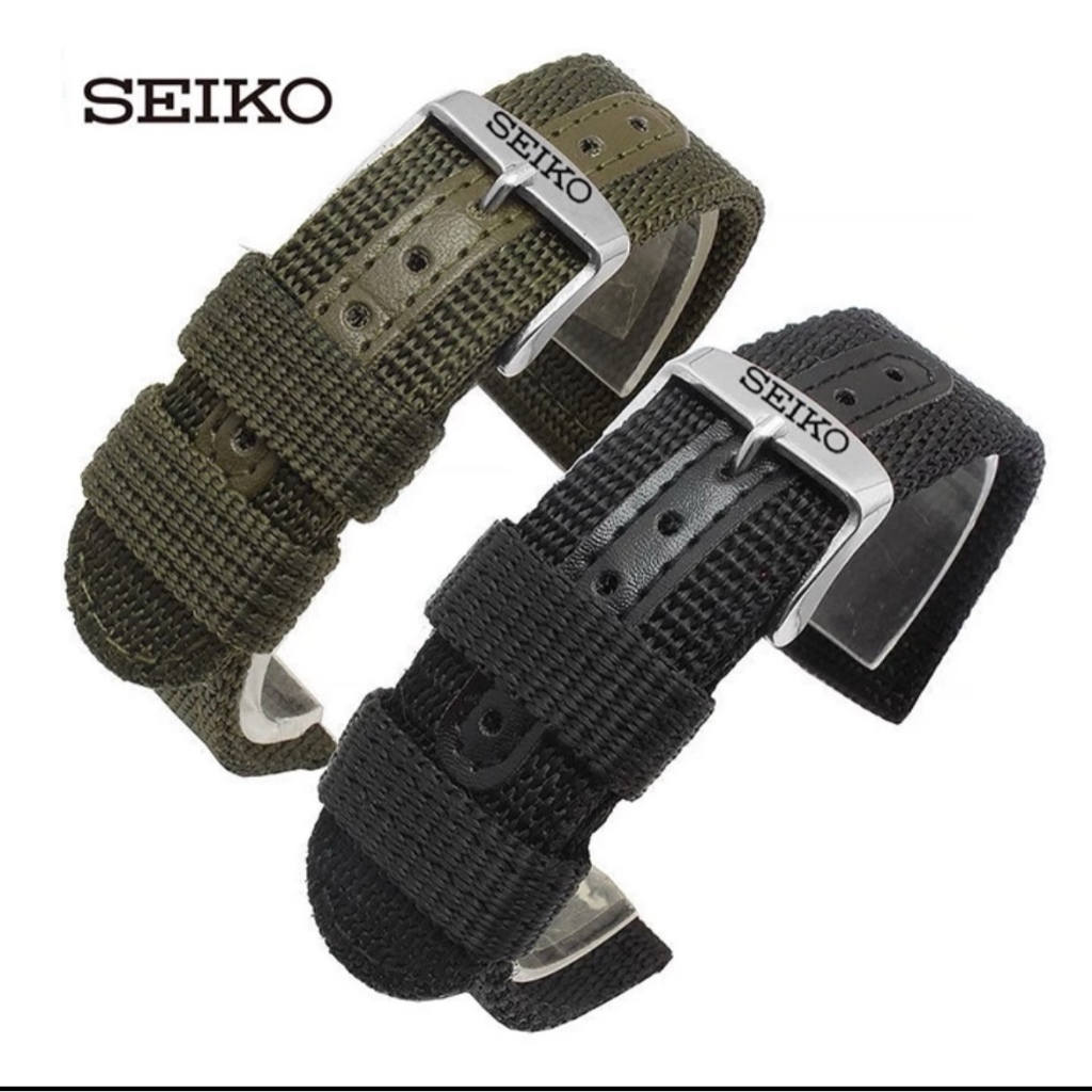 Dây Dù đồng hồ Seiko 5 quân đội - Dây vải dù cao cấp size 18mm 20mm 22mm