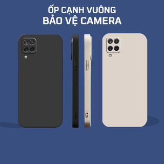 Ốp lưng Samsung A12 / M12 / A22 4G / A22 5G cạnh vuông, viền vuông, dẻo mềm mịn