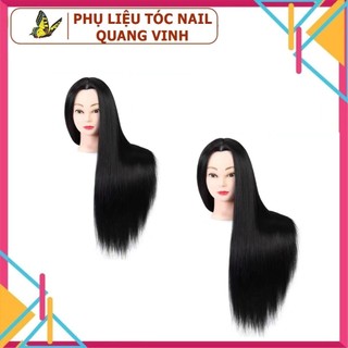 Đầu ken manocanh làm tóc (có tóc thật)