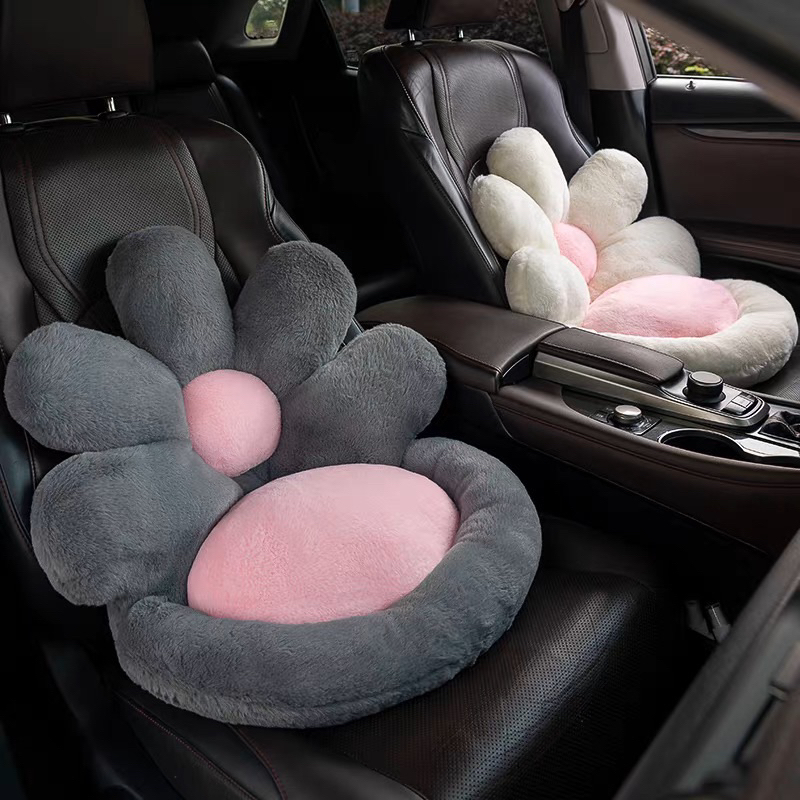 Đệm Lót ghế ô tô tăng chiều cao quan sát bông hoa hướng dương xinh xắn Minh Thu Yêu Xe