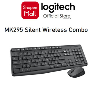 Bộ bàn phím chuột Logitech MK295 Không Dây Silent