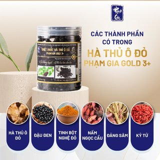Hà thủ ô đỏ Phạm Gia Gold 3+ - ngăn rụng tóc bạc tóc sớm hiệu quả